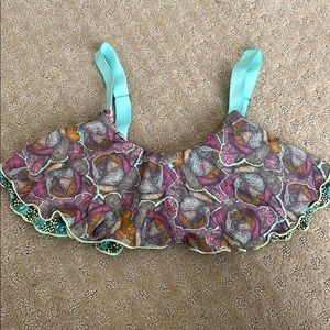 Maaji ruffle swim top